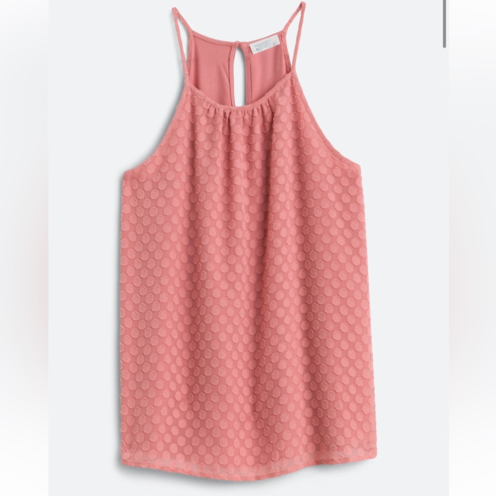 Market & Spruce Coral Sleeveless Top